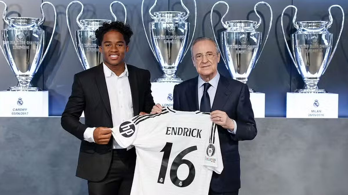 Estreia de Endrick pelo Real Madrid
